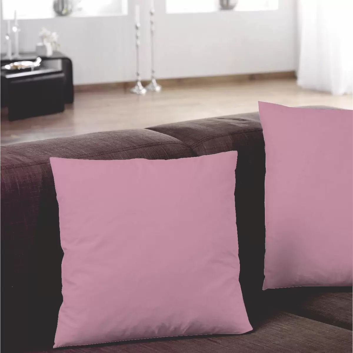 Kopfkissenbezug Cotton Selection mauve