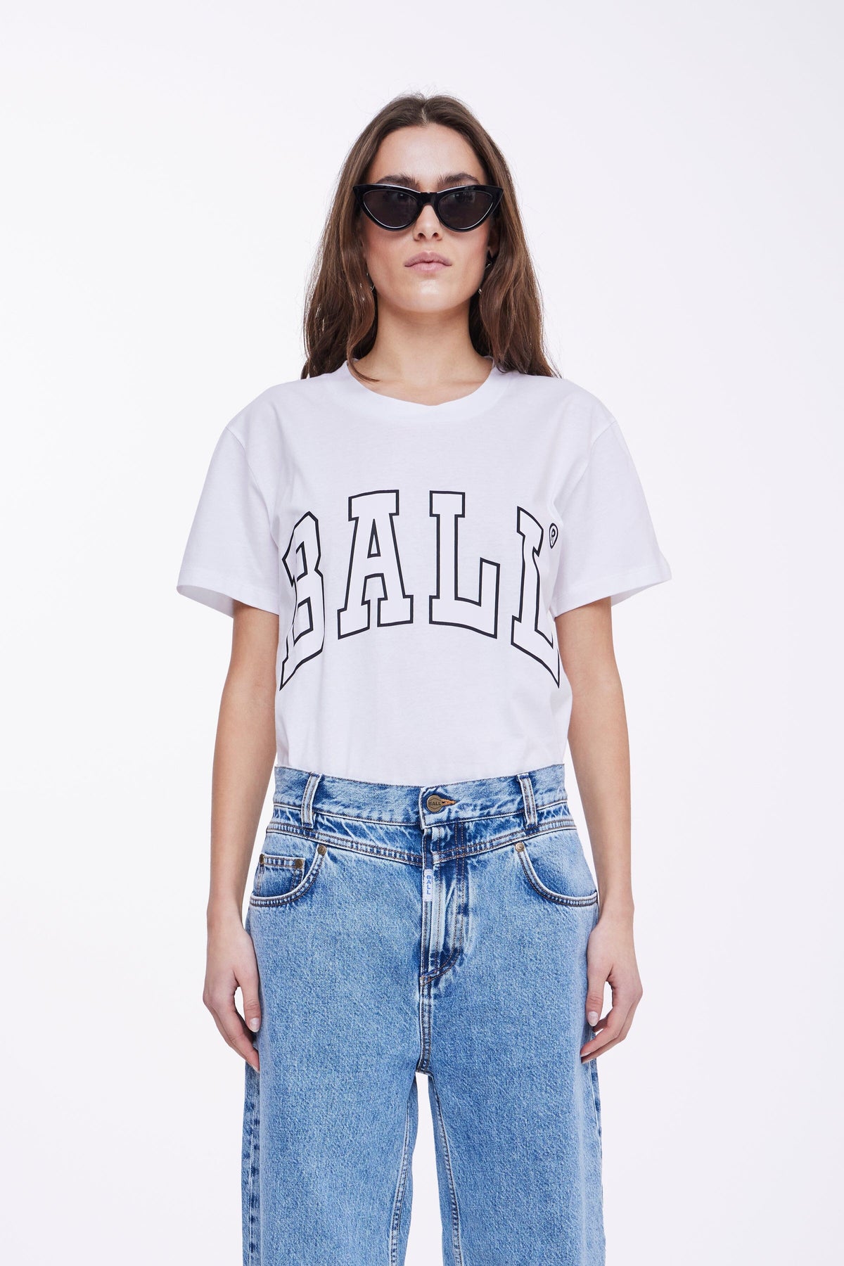 Ball R. David Womens T-Shirt 110601 bright white