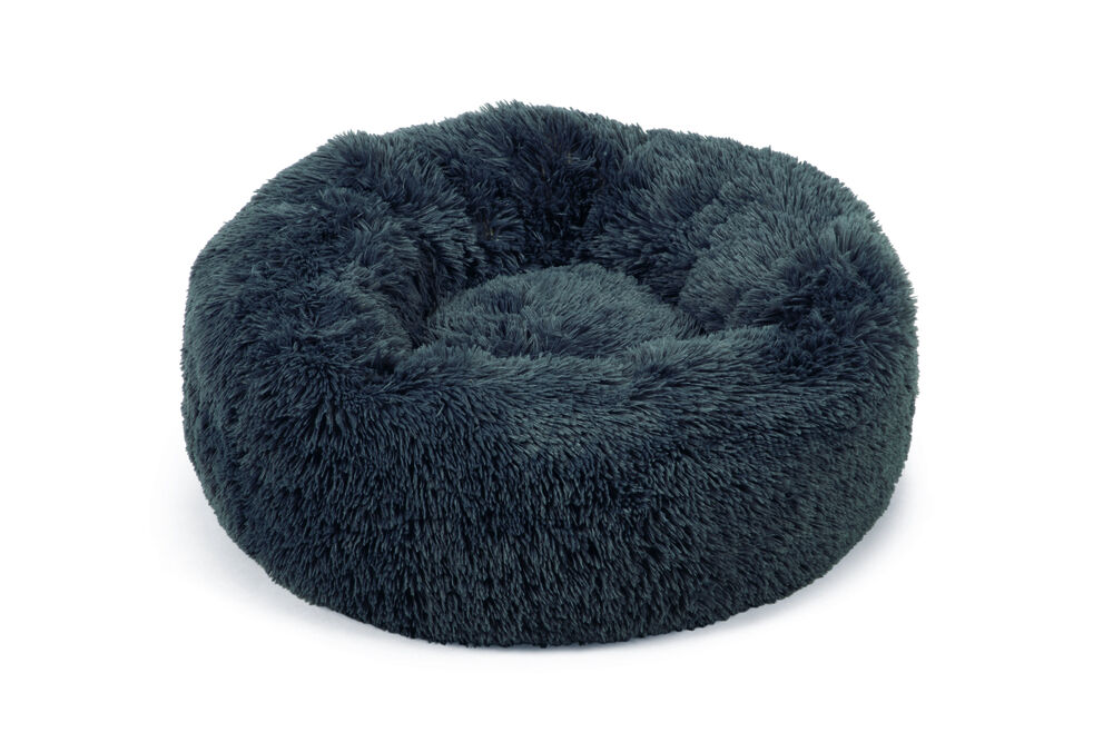 Beeztees Yali Pluche - Fluffy hondenmand - grijs - S