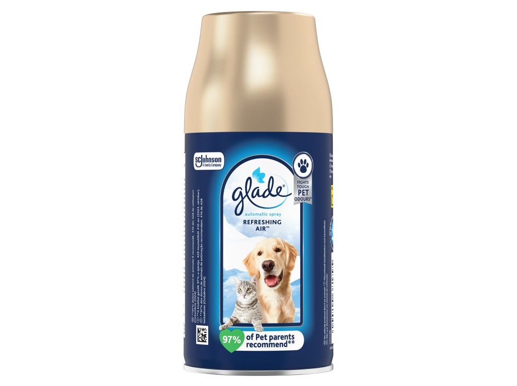 AMBIENTADOR AUTOMATIC GLADE RECARGA PET REFRESHING AIR 269ML