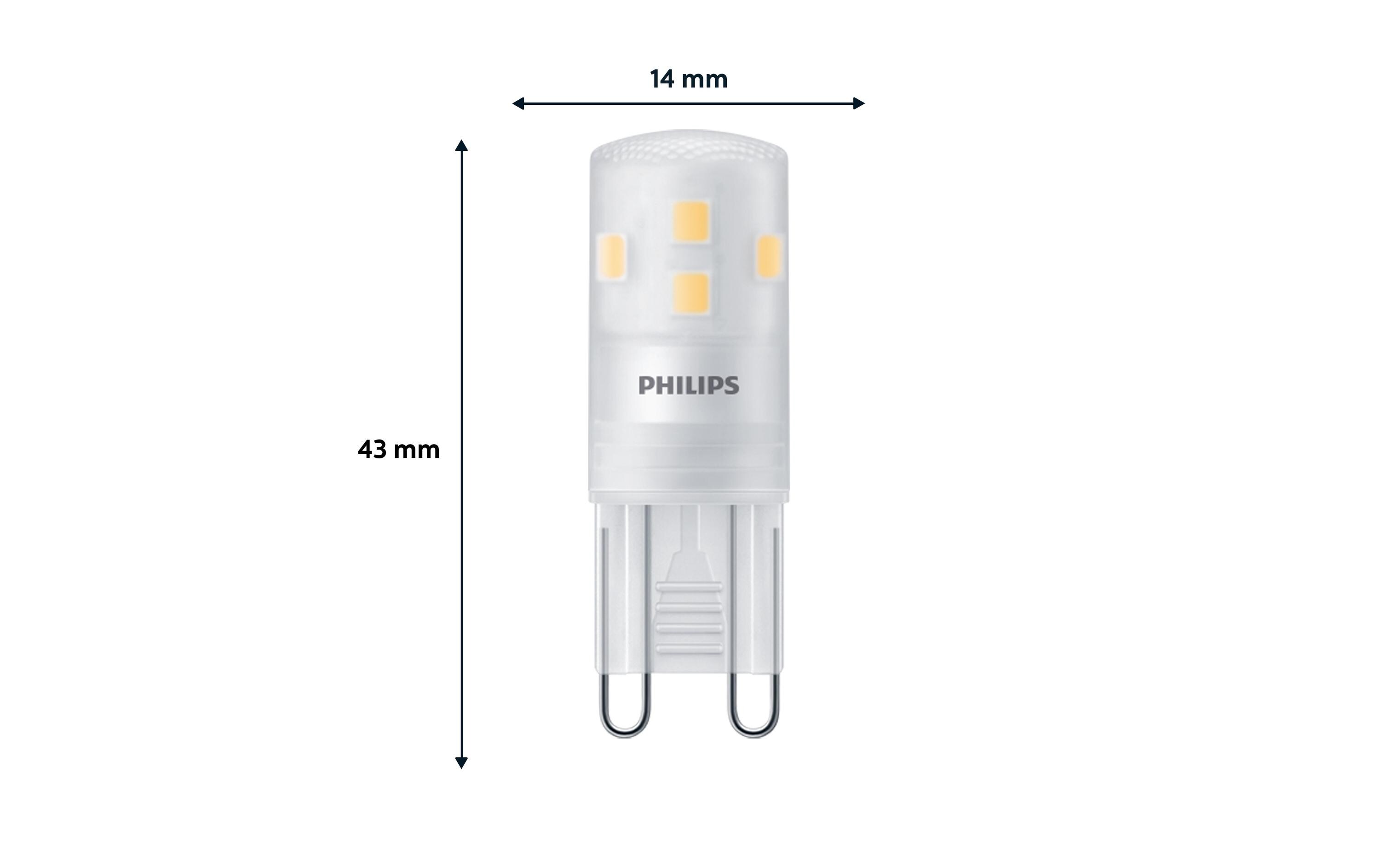 LED Lampe 2W (25W), G9, 220 lm, 2700K, WarmweissLeuchtmittel