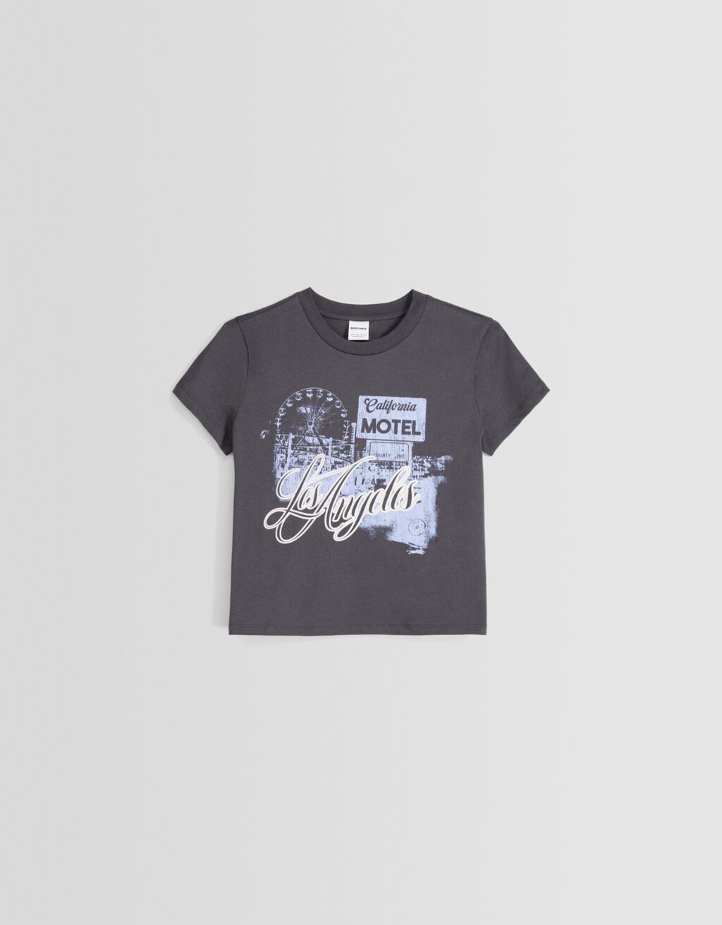 Camiseta de manga curta com estampa e modelagem regular