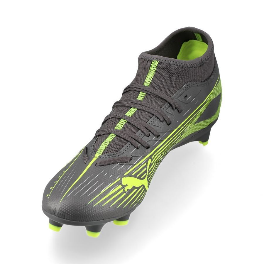 PUMA Ultra 5 Play   FG/AG Audacity - Matte Aged Silver/Jaune/Argenté