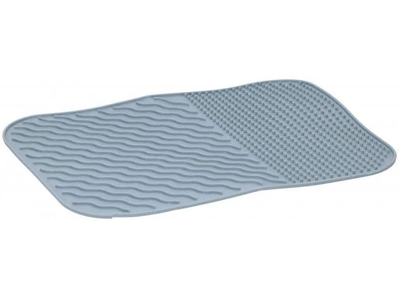 alpina Abtropfmatte Grau Küchenabtropfmatte aus Silikon mit Rippen