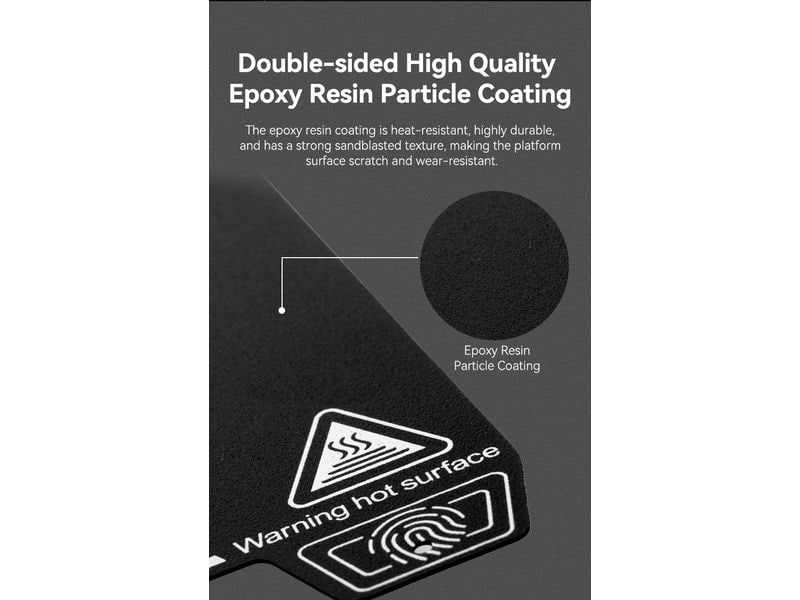 Creality Druckplattform Epoxidharz-Printplatte 235 x 235 mm Printplatte aus Epoxidharz für Creality 3D Drucker
