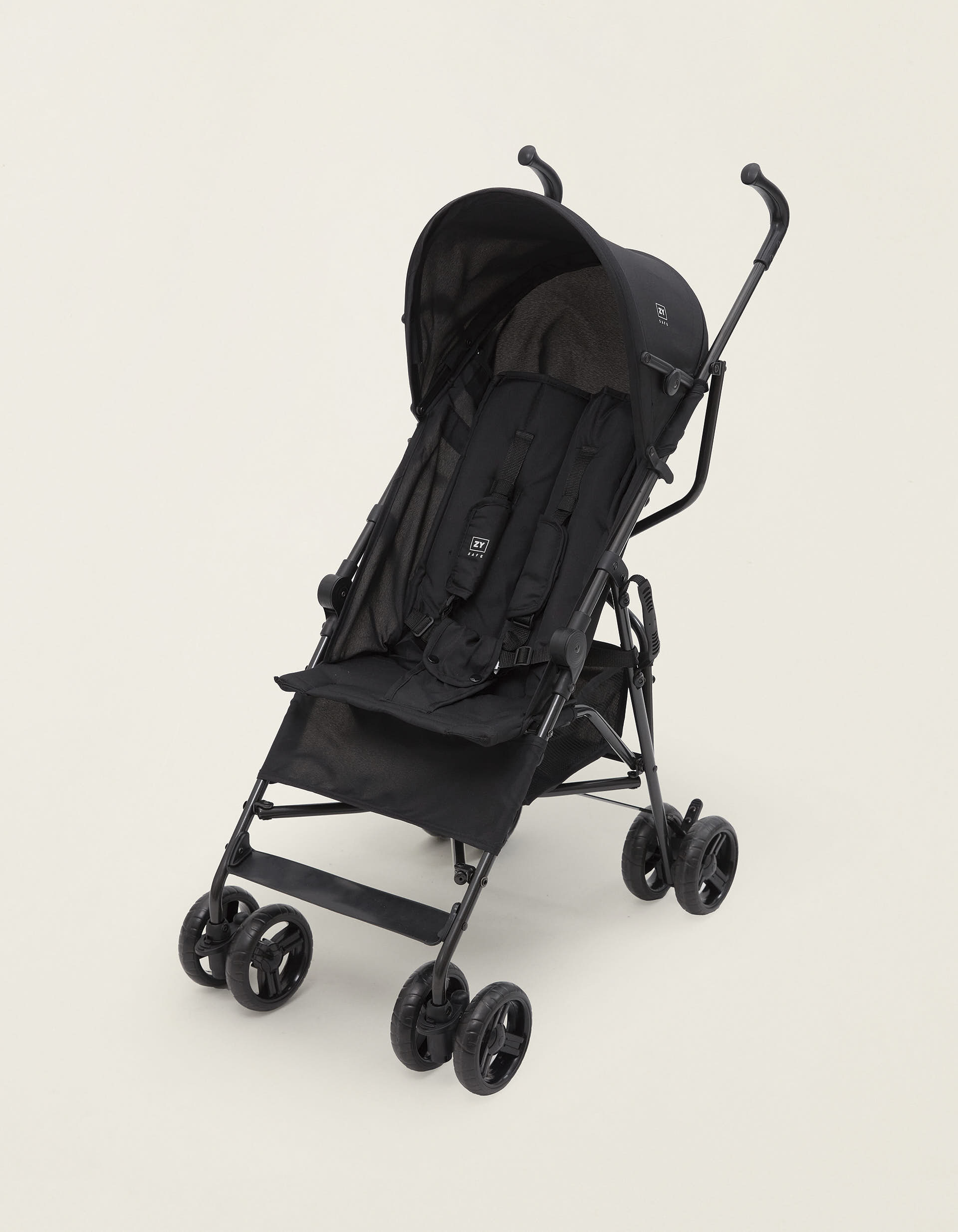 Carrinho Bengala ZY Safe Road Plus, Preto