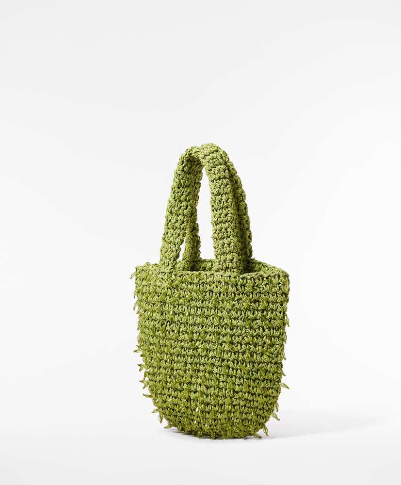 Bolsa pequena com aplicações