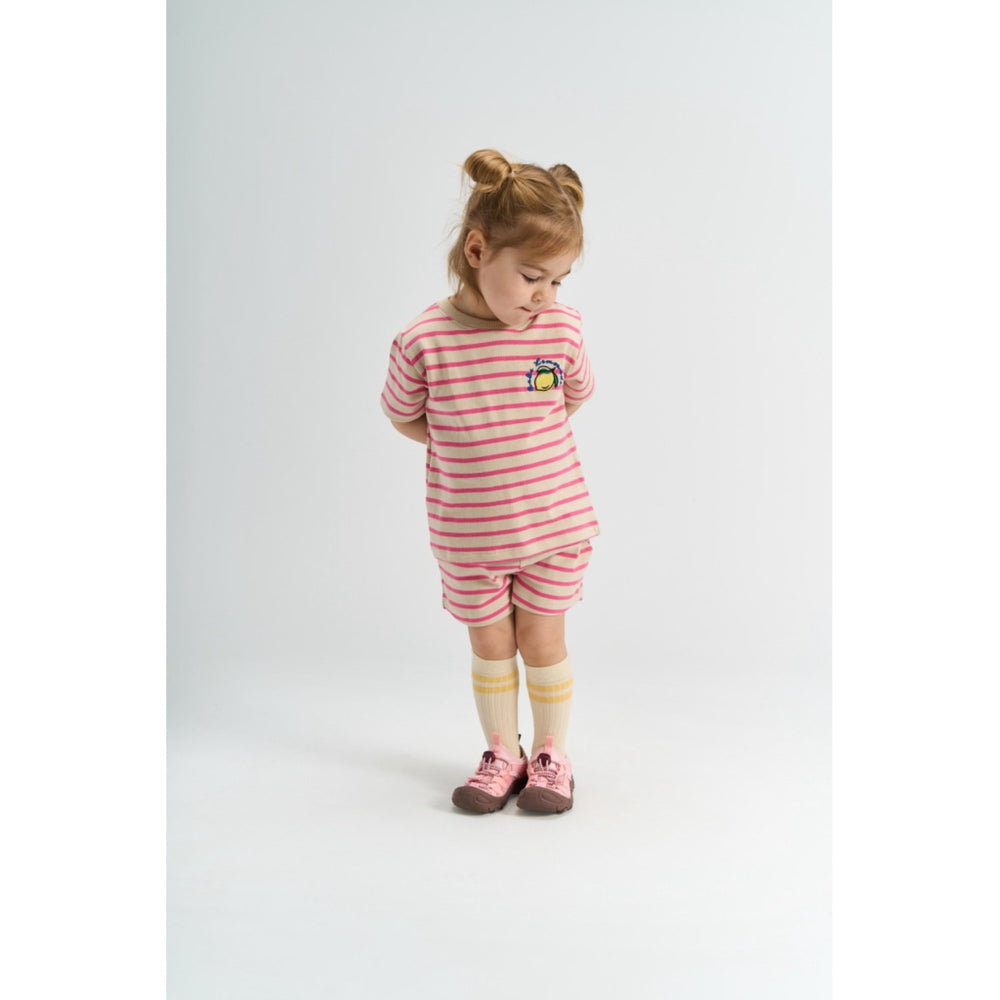 Køb THE NEW Siblings Carmine Rose Striped Tnstsannah Shorts