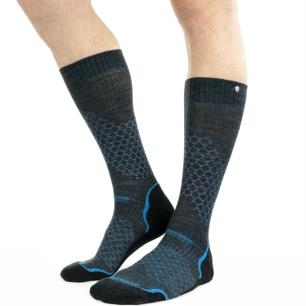 Chaussette randonnée LA CHAUSSETTE DE FRANCE GLACIERS GRIS BLEU