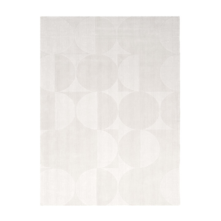 Wollen vloerkleed - Giselle Circles Wit