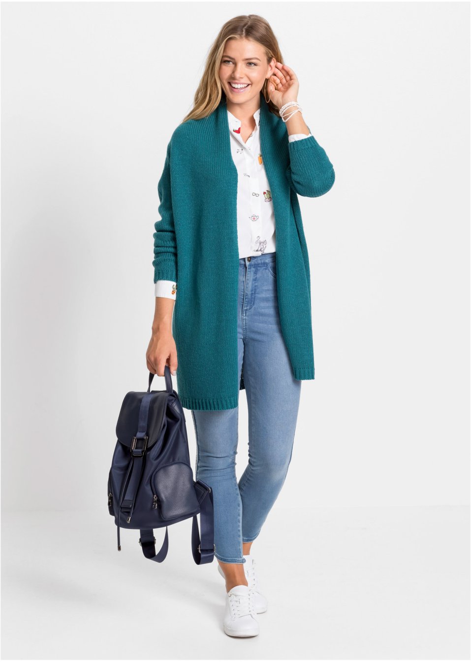 Gilet long en maille
