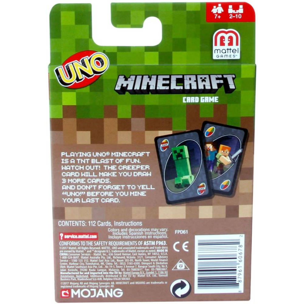 UNO Minecraft kaartspel
