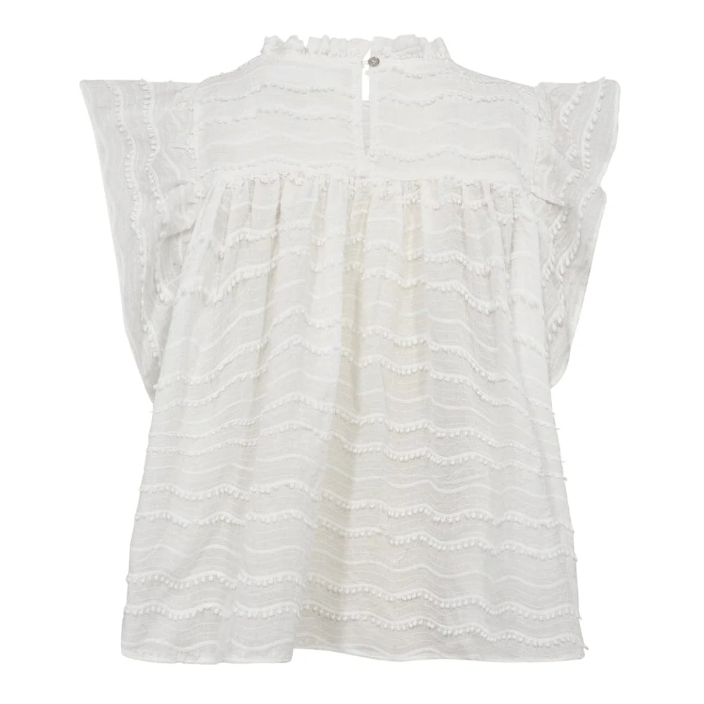 Co´Couture Wavedingcc Top 35549 11 off white