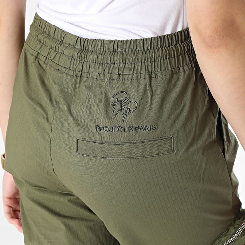 Pantalon Cargo Femme F234205 Vert Kaki