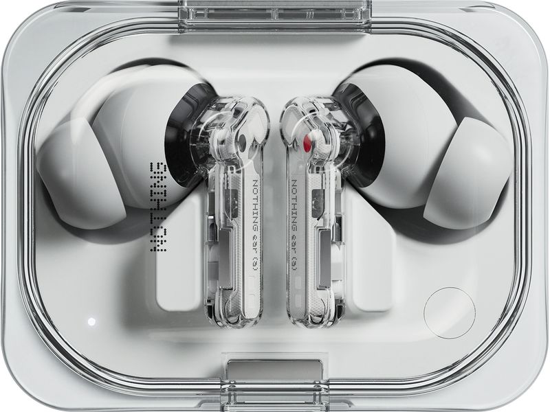 Nothing Ear Wireless In-Ear-Kopfhörer Ear (a) 3.Gen. Weiss Transparente In-Ear-Kopfhörer mit aktiver Geräuschunterdrückung