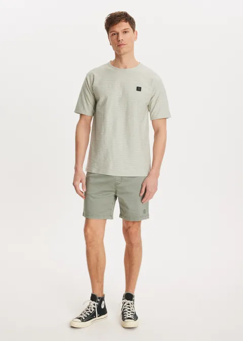 Korte broek met strik groen (GRN.O.M)