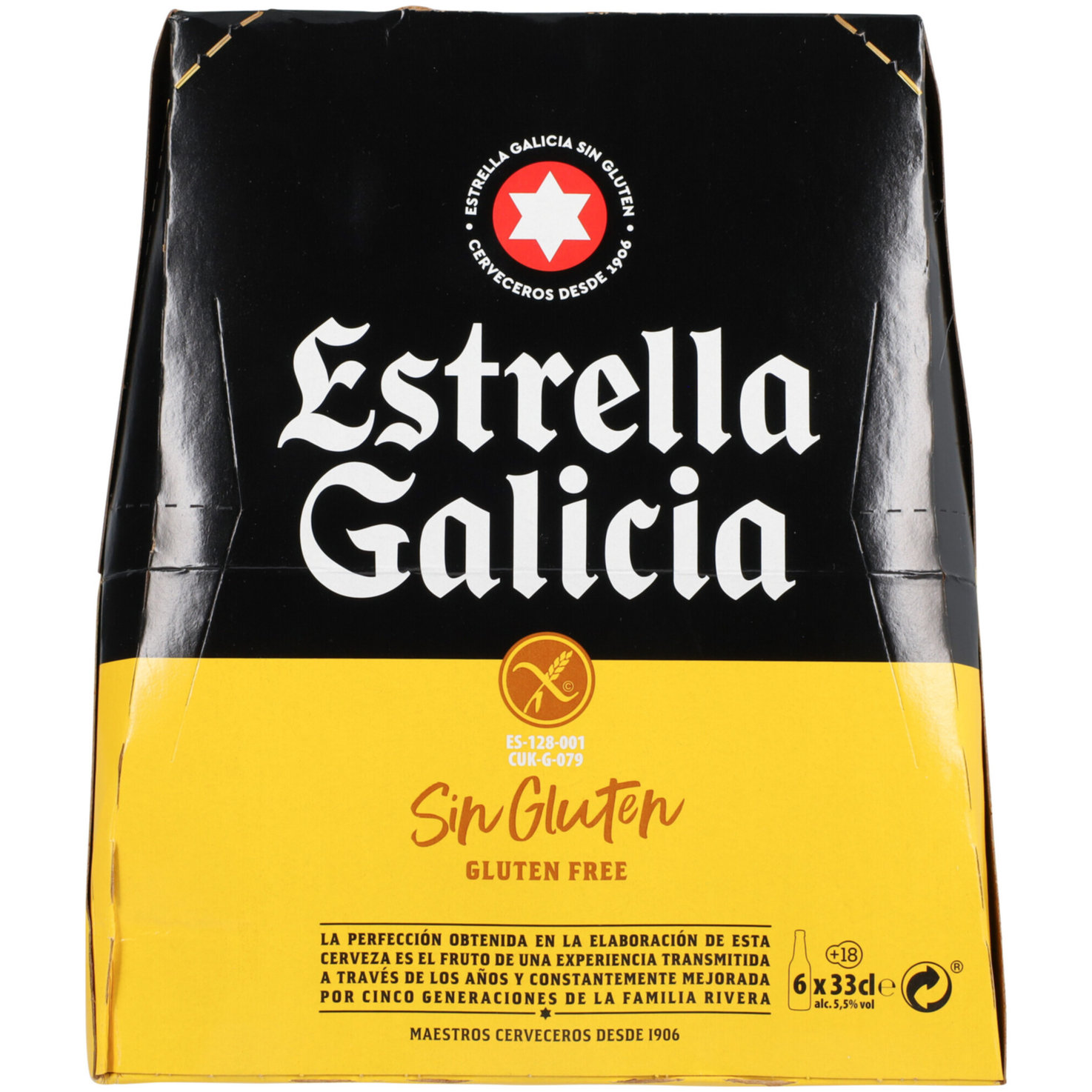 Estrella Galicia Bier Glutenfrei 6x33cl -198cl
