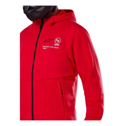 Veste Alpinestars RACER MX FLEECE - Rouge / Noir