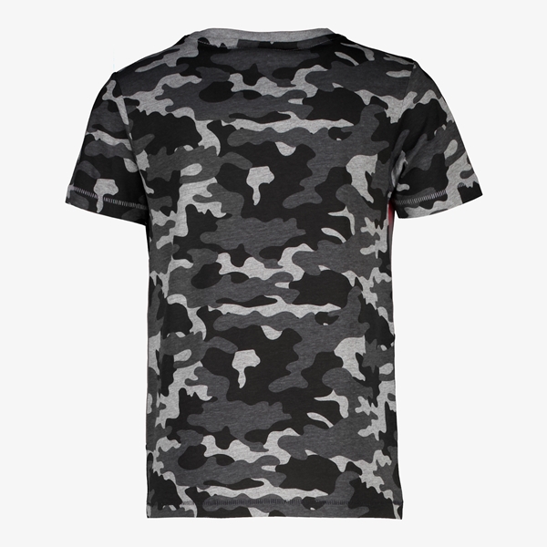 Unsigned kinder T-shirt met camouflage print