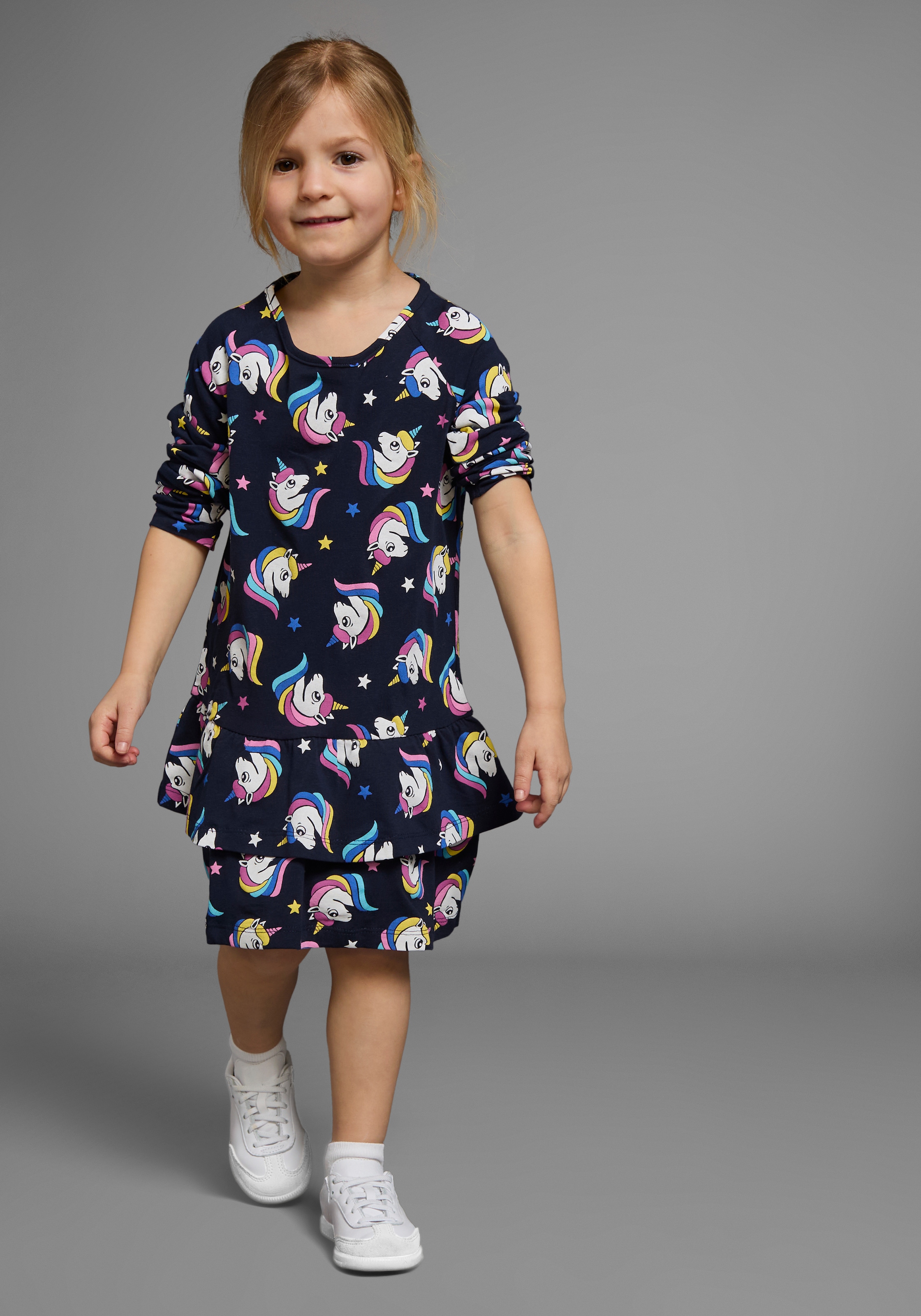 KIDSWORLD Jerseykleid »für kleine Mädchen« festliche Anlässe,  kniefreie Länge,  eleganter Stil