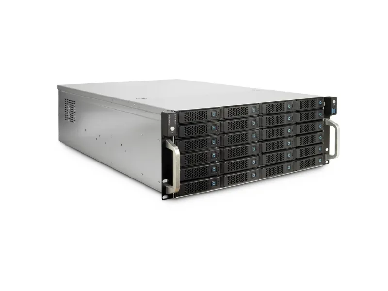 Inter-Tech IPC 4U-4724 - Rack-monterbar - 4U - SSI EEB - ingen strømforsyning (ATX) - USB