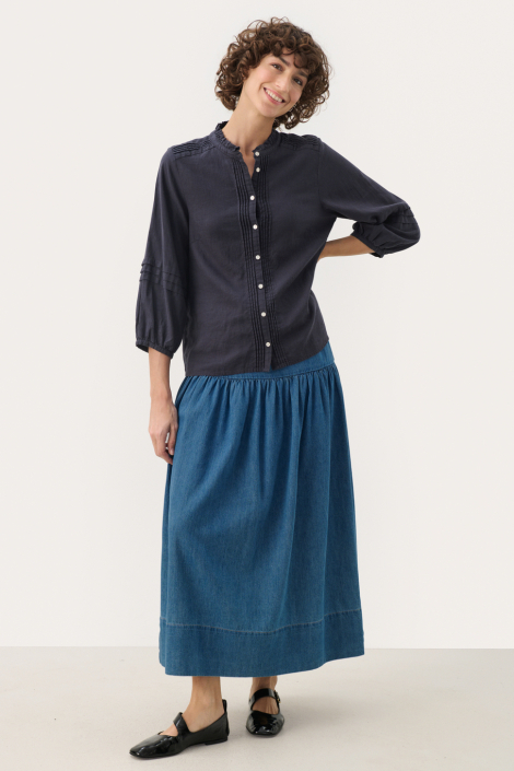 Part Two blauwe dames blouse