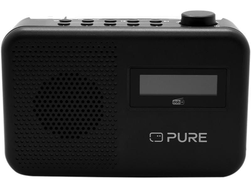Pure DAB  Radio Elan One2 Schwarz Portables DAB /FM-Radio mit Bluetooth 5.1 für den täglichen Gebrauch