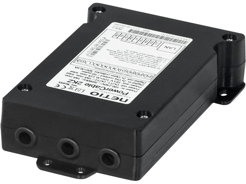 NETIO PDU PowerCable 2KZ 2x 230 V geschaltet Flaches PDU mit RJ45 Lan Schnittstelle