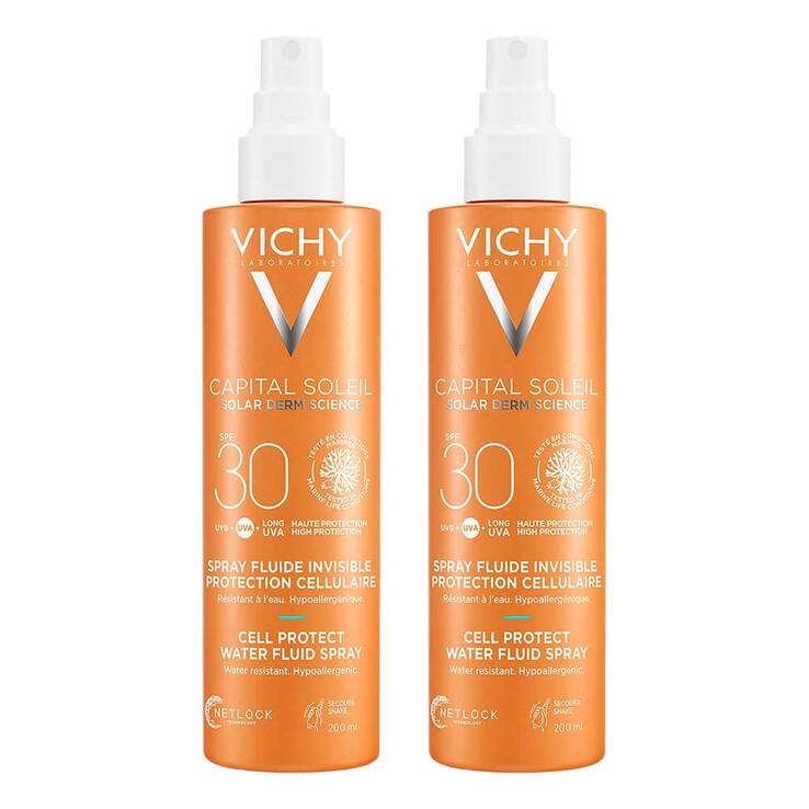 Vichy Capital Soleil Cell Protect Spray LSF 30 , 2x200 ml