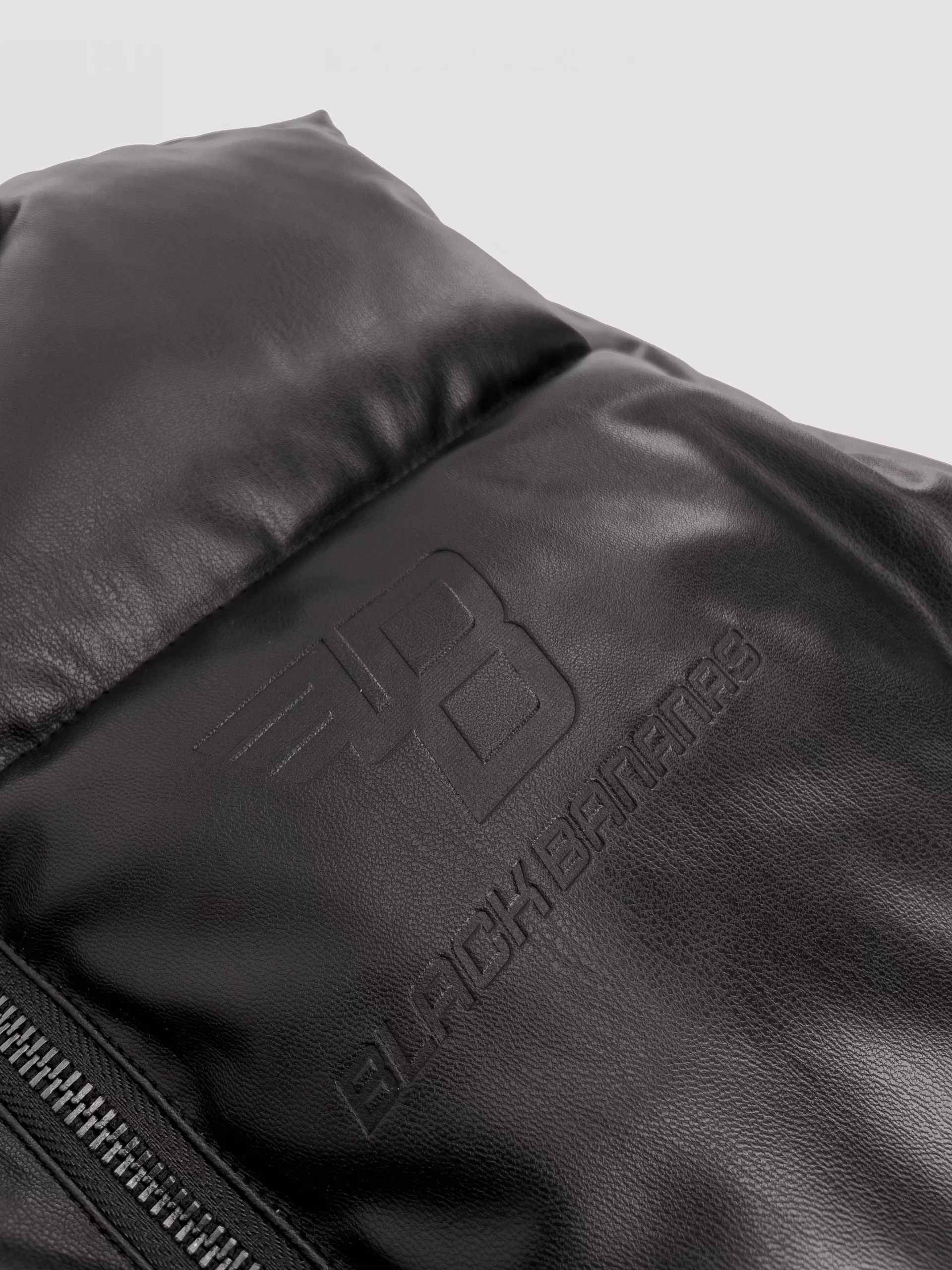 Black Bananas Faux Leather Bodywarmer Dames Zwart