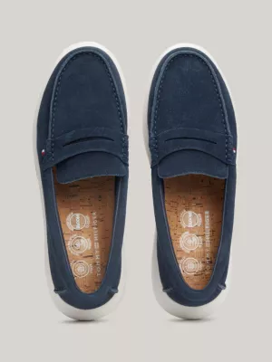 Mocassins híbridos de camurça