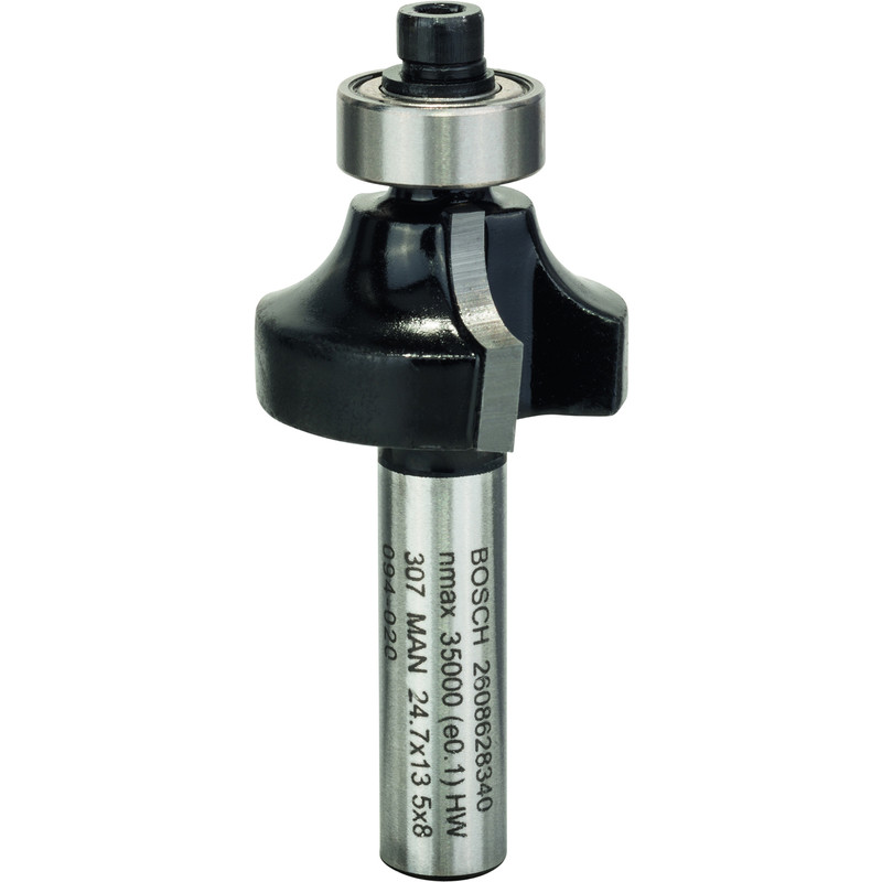 Bosch afrondprofielfrees 8 : 12,7x24,7x6x13,5mm*