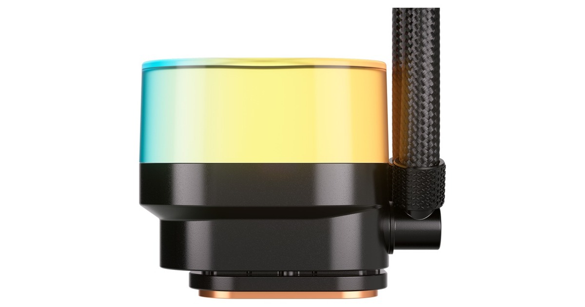 CorsairiCUE LINK TITAN 240 RX LCD RGB waterkoeling  (Zwart, 4-pins PWM fan-connector)