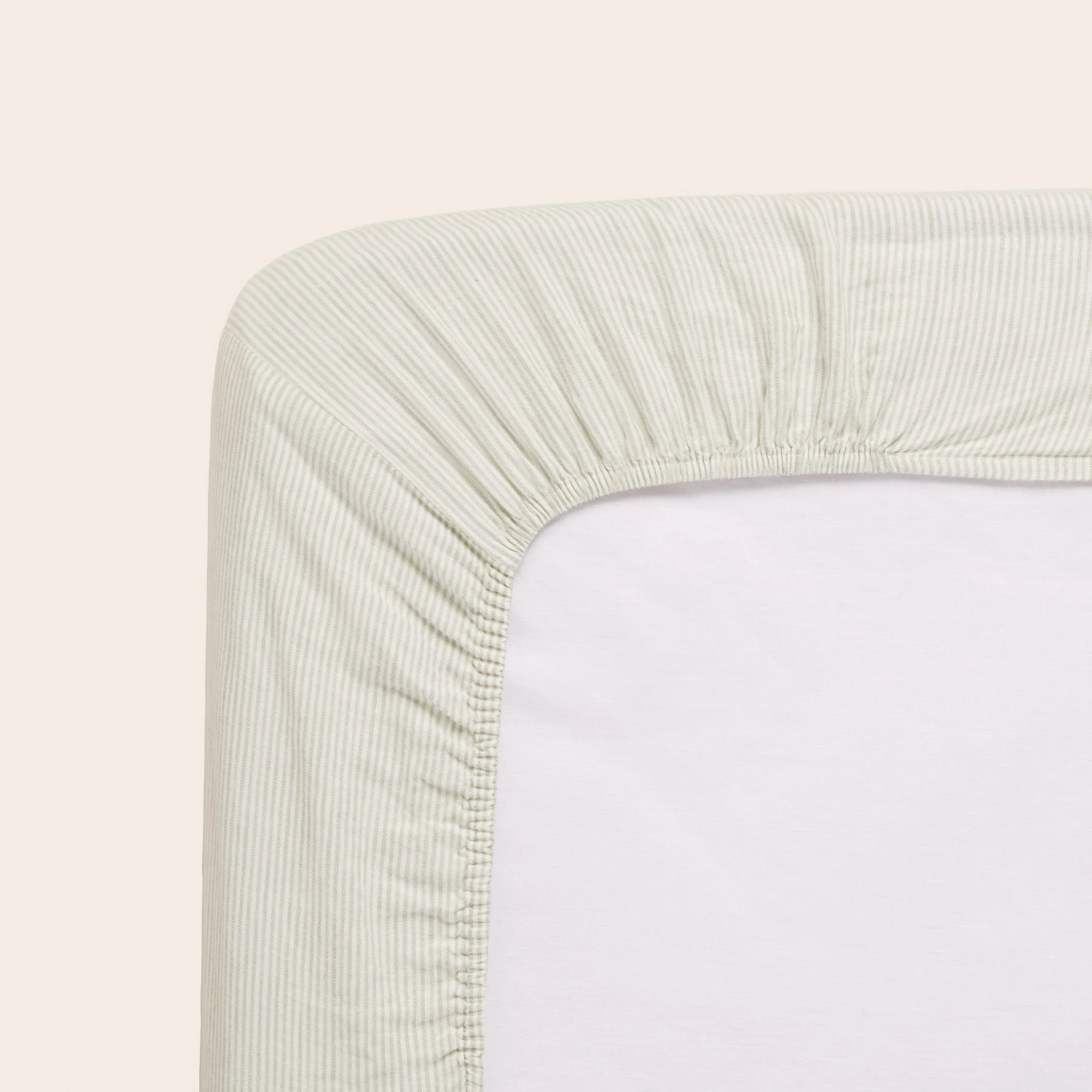 FINEA - Drap housse | Vert