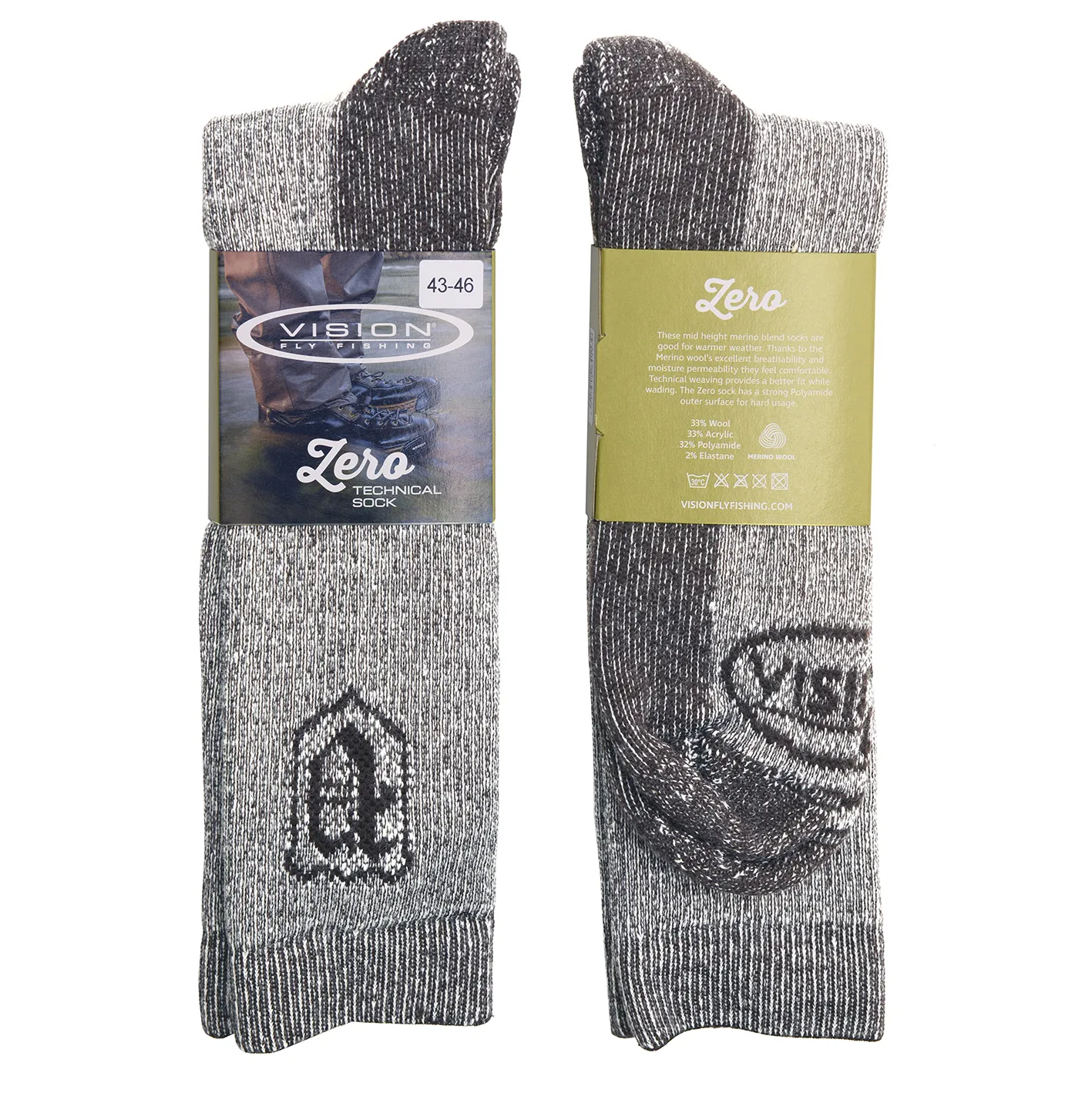 Vision Vision Zero Sock Grey