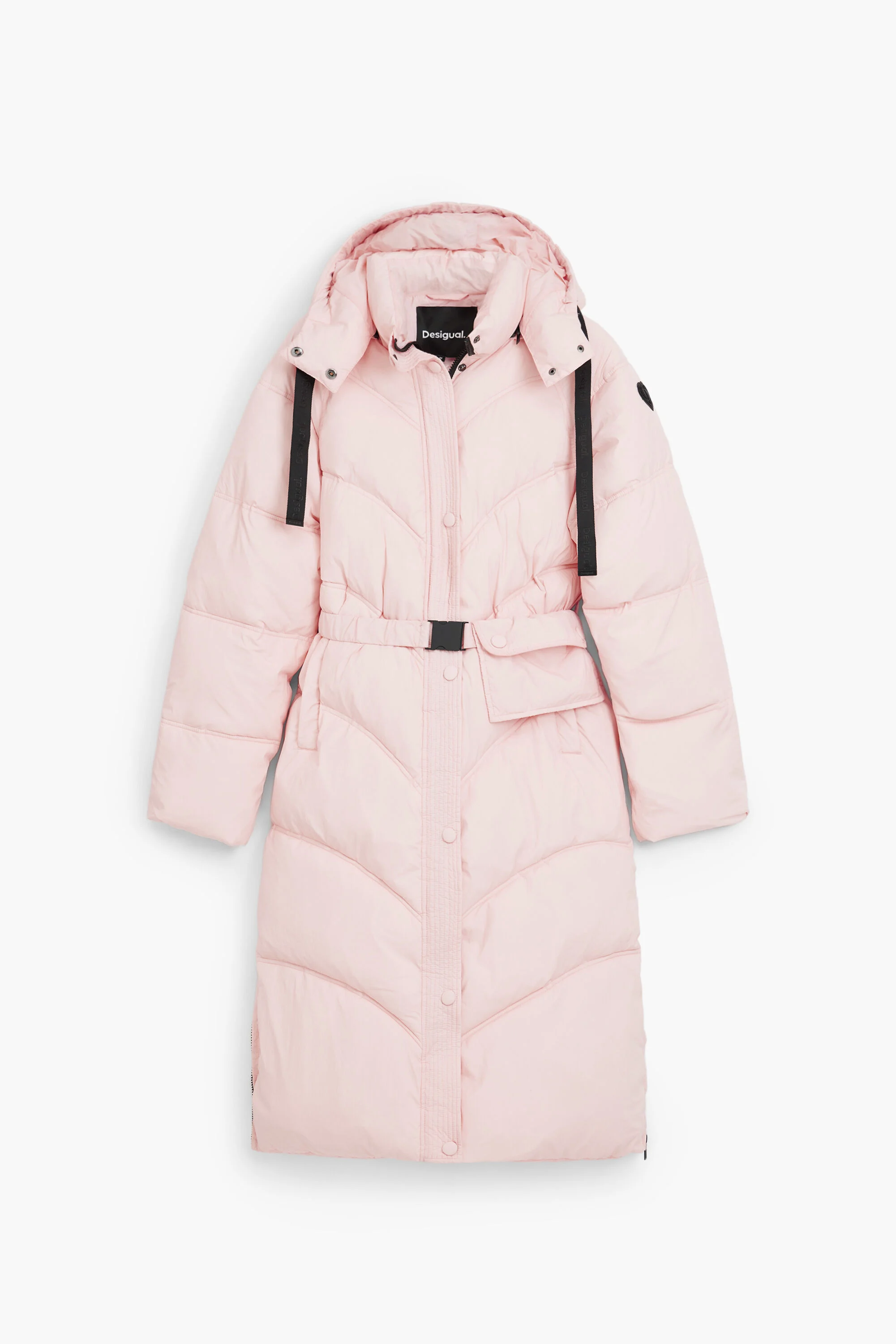 Casaco acolchoado rosa