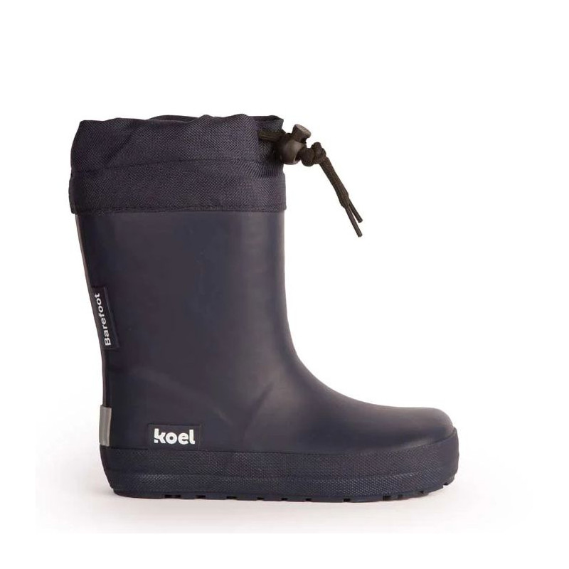 Koel Koel Wellie Fourrées Barefoot Marine Lacets