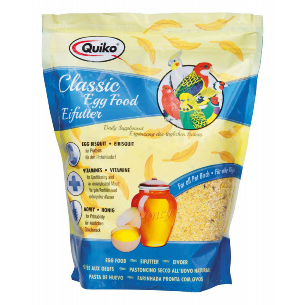 Quiko nourriture aux œufs pour oiseaux- 1kg.