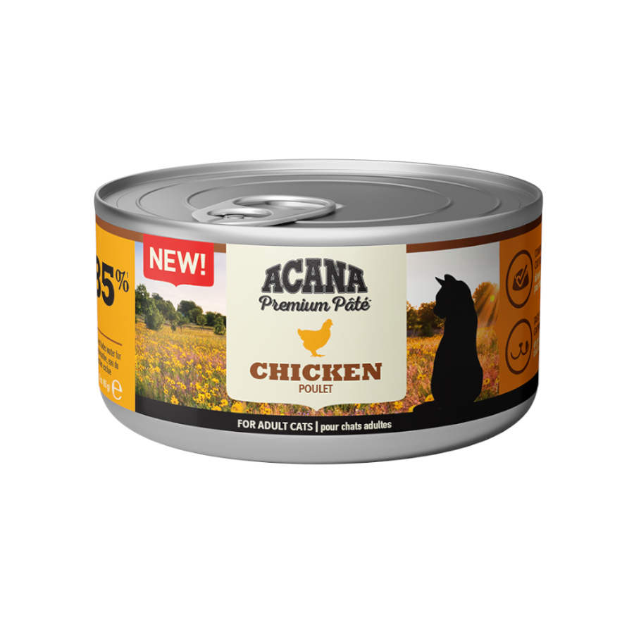 Acana Premium Patê de Frango em lata de 85g para gatos