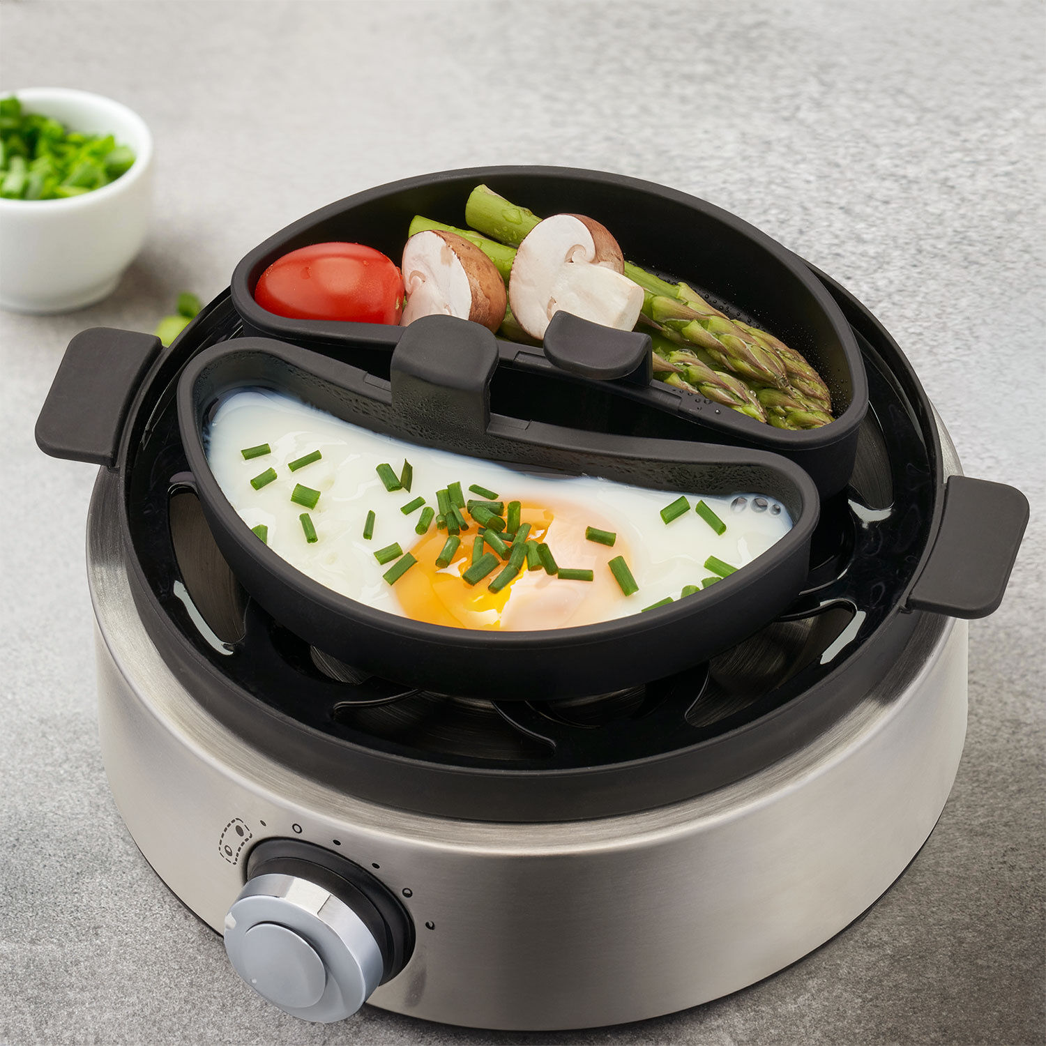 Trisa Eierkocher Vario Eggs – Platz für 7 Eier