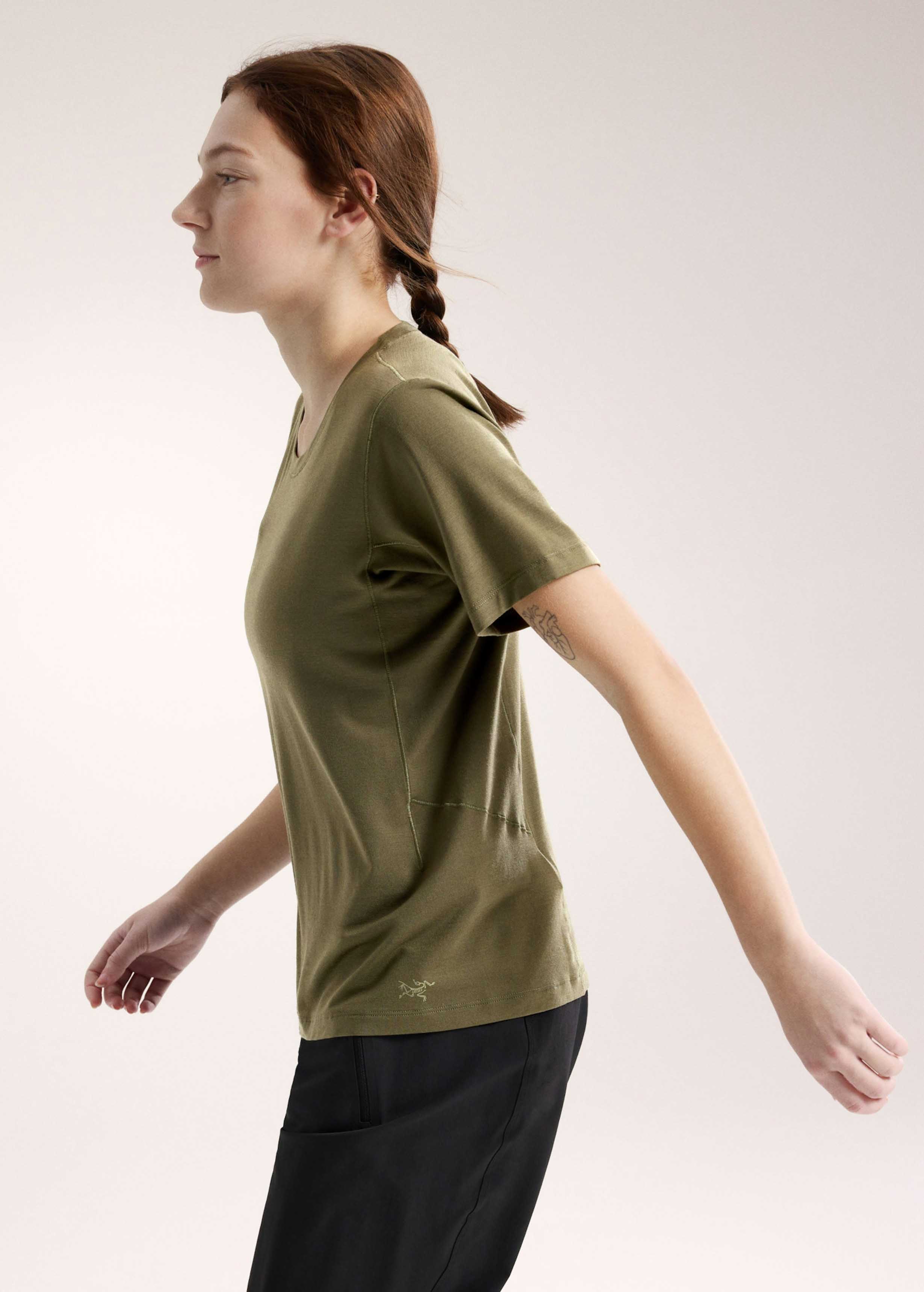 Lana Merino Wool Crew SS Dame Tatsu
