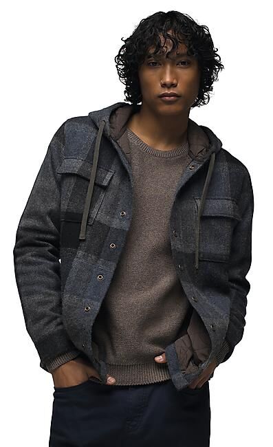 PRANA - SURCHEMISE ASGARD HOODED FLANNEL M
