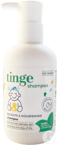 Tinge Bébé Shampoing Délicat Et Nourrissant Flacon 200ml