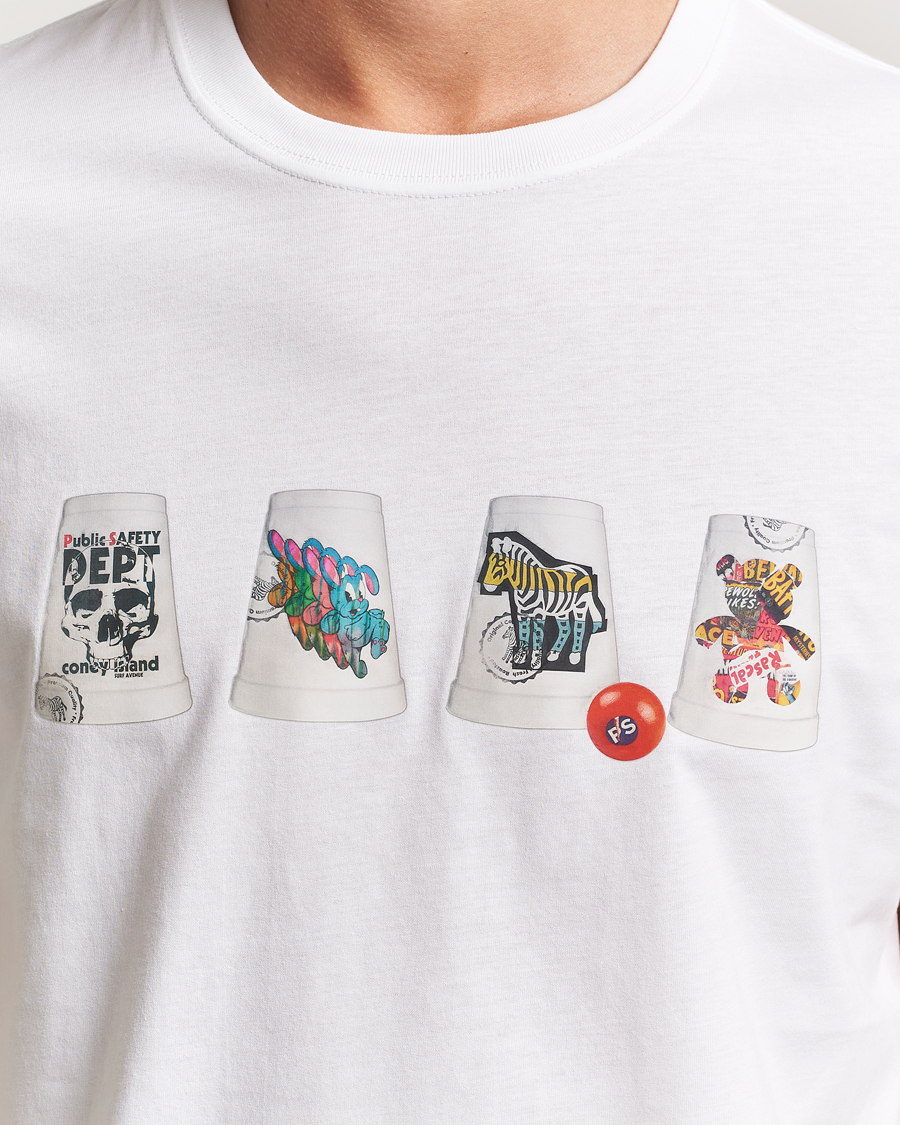 PS Paul Smith Cups Crew Neck T-Shirt White