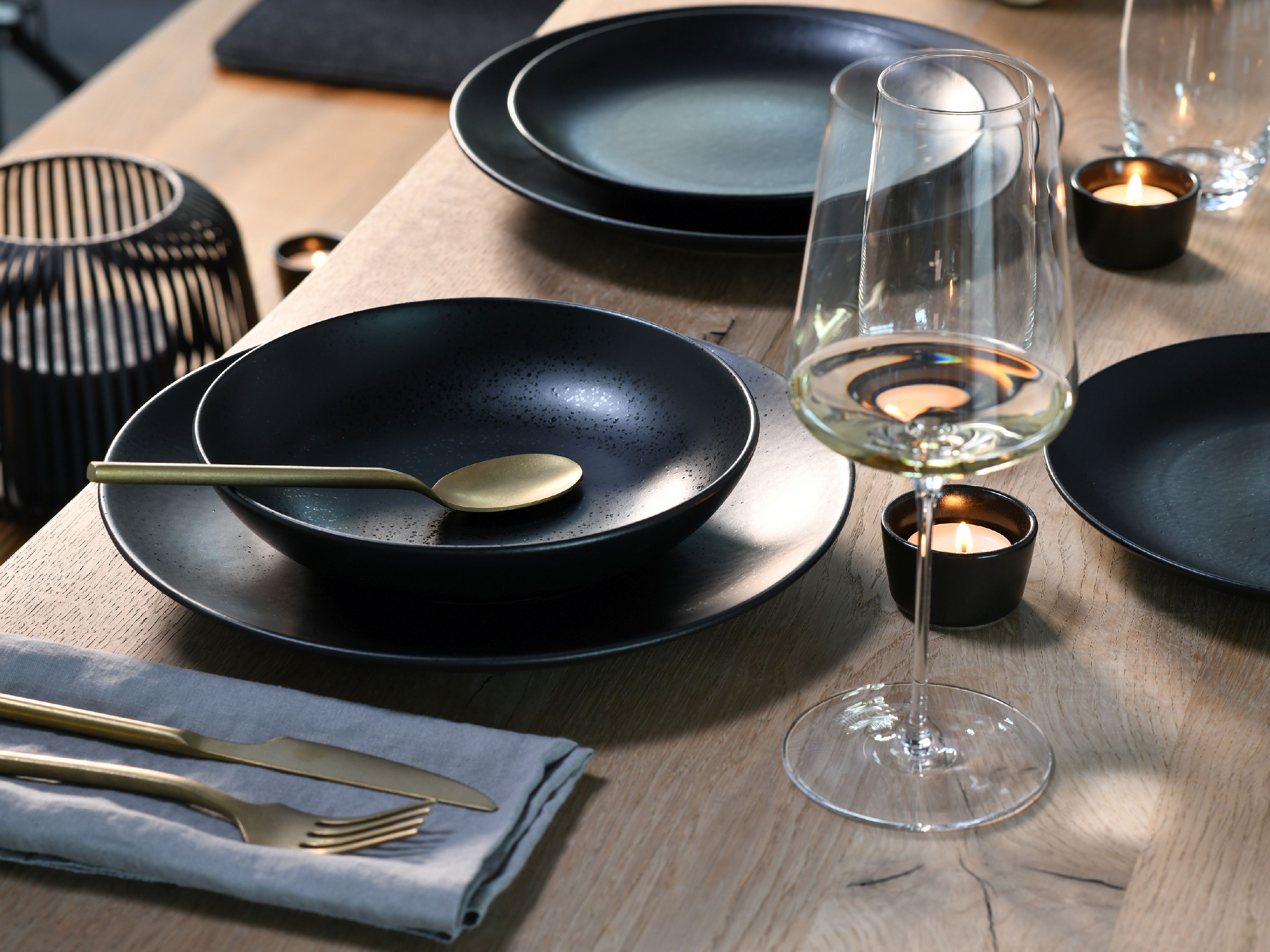 Suppenteller MAGIC BLACK