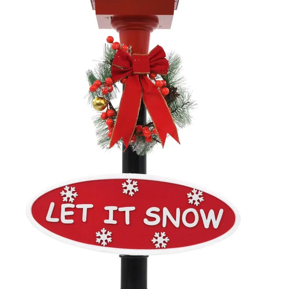 vidaXL - Kerstdecoratie - Red - 180 cm
