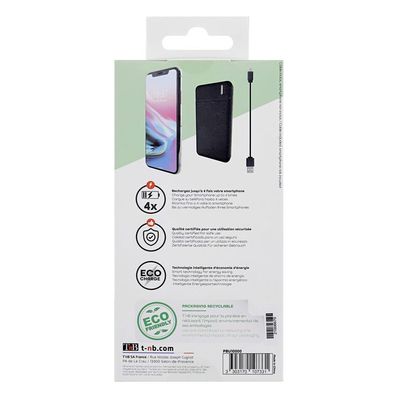 T'nB - powerbank / batterie de secours rechargeable pour smartphone - 10000 mAh
