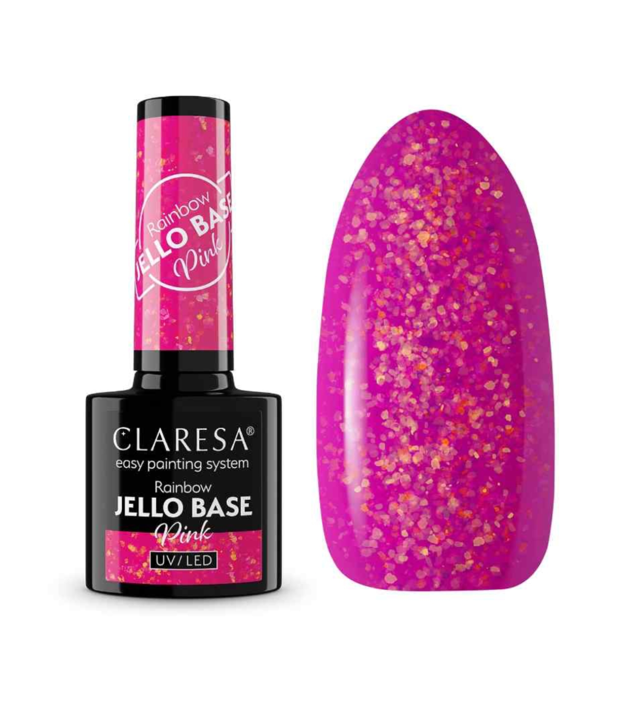 Claresa - *Rainbow Jello Base* - Esmalte semipermanente - Pink