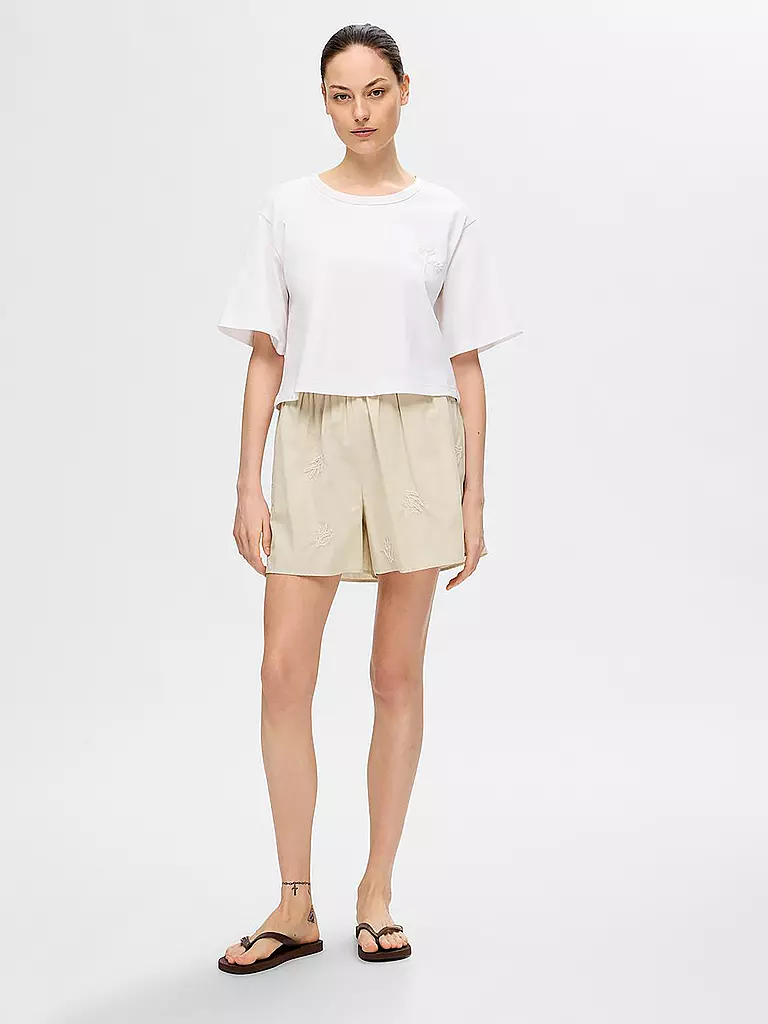 SELECTED FEMME T-Shirt SLFMARITA weiss