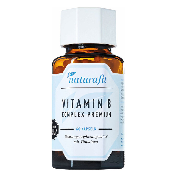 Naturafit Vitamin B Komplex Premium Kapseln, 60 St